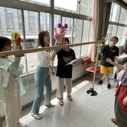 人形劇団むすび座さんのワークショップに参加しました